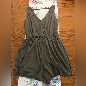 Olive green romper